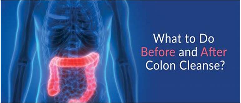 Colonic before and after